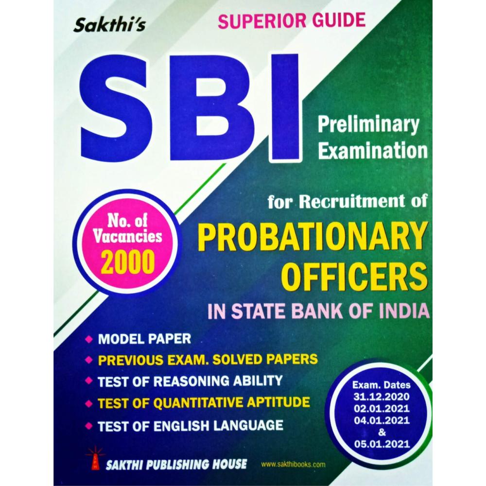 sbi-preliminary-examination-guide-2021-for-probationary-officers-in-sbi-with-model-paper-solved